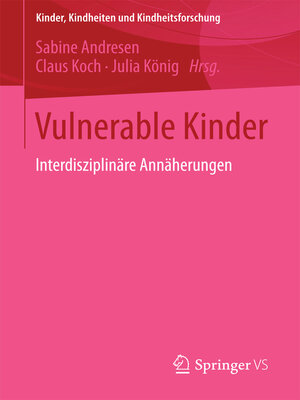 cover image of Vulnerable Kinder